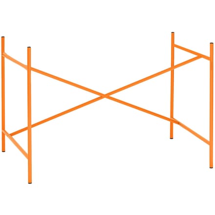 Richard Lampert Eiermann 1 tafelframe - fluorescerend oranje - middelste stut - 110 x 66 cm - met verlenging (hoogte 66 cm)