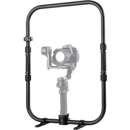 DF DIGITALFOTO MAGIC RING X Professionele fotografie met dubbele handgreep en handheld stabilisator zwart