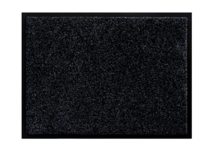 Wovar Schoonloopmat Zwart 60 x 80 cm - Deurmat Dikte 9.5 mm