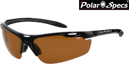 Polar Specs® Polariserende Zonnebril Velocity Sport PS9041 – Black Frame – Polarized Brown – Medium – Unisex