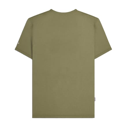 Lambretta Heren AW25 Track T-Shirt (Khaki Groen)