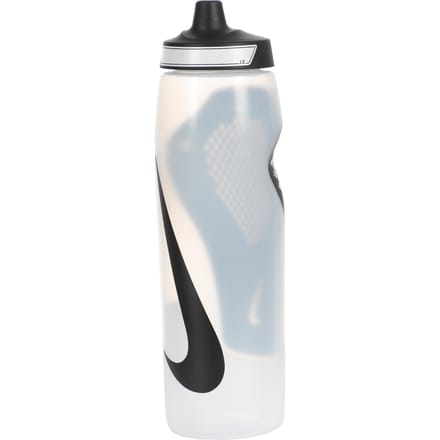 Nike Sportbidon model Refuel Bottle Grip - 1 Liter - Transparant/Zwart
