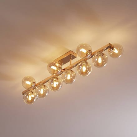 Maytoni Plafondlamp Dallas, goud, 13-lamps