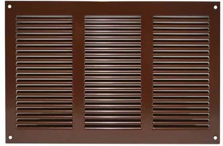 Metalen rooster 300x200mm bruin - MR3020B
