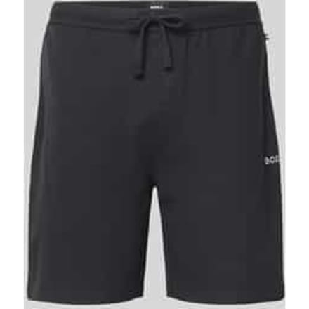 regular fit sweatshorts met structuurpatroon