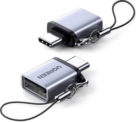 Ugreen 50283 tussenstuk voor kabels USB C USB A Zwart