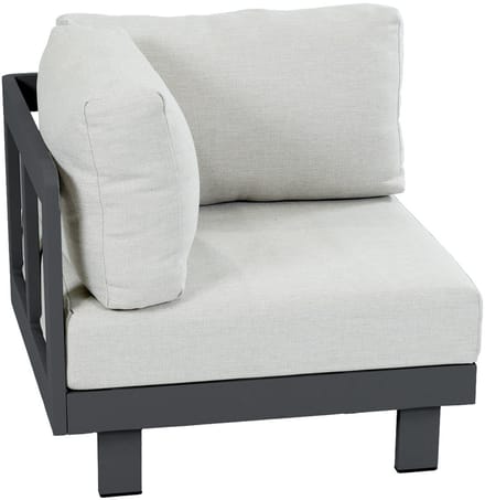 Hoekelement Tulum | Black & Beige