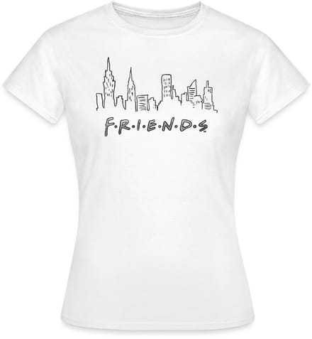 Friends New York Skyline T-Shirt Dames