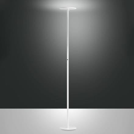 Fabas Luce Regina LED vloerlamp, wit, CCT, dimbaar, hoogte 180 cm