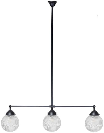 Moonlight T-lamp 3 lichts Nouveau Romance Geëtst - Art Deco Trade
