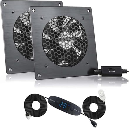 USB Ventilator 120 mm met Temperatuurregeling en Stil Ventilatorsysteem voor Thuisbioscoop