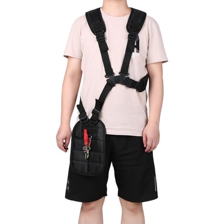 Comfort Strap Dubbele Schouder Maaier Trimmer Harnas Riem voor Bosmaaier& zwart
