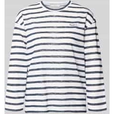 Regular fit T-shirt van katoenmix