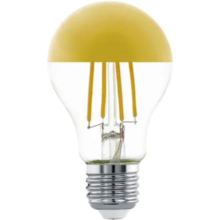 EGLO LED spot A60 Standard Top-sail 7.3W/827 806 lumen clear/gold E27