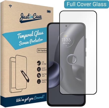 Just in Case screenprotector geschikt voor Motorola Edge 30 Neo - Screenprotector Full Cover Gehard Glas
