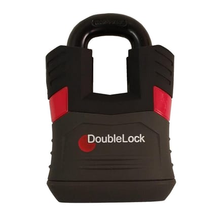 Padlock red hangslot DoubleLock