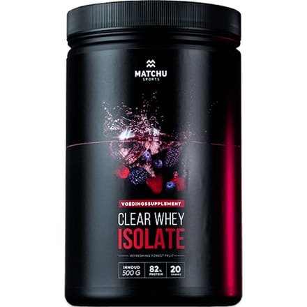 Matchu Sports Clear Whey - Forest Fruit - 500g - Zwart, Roze