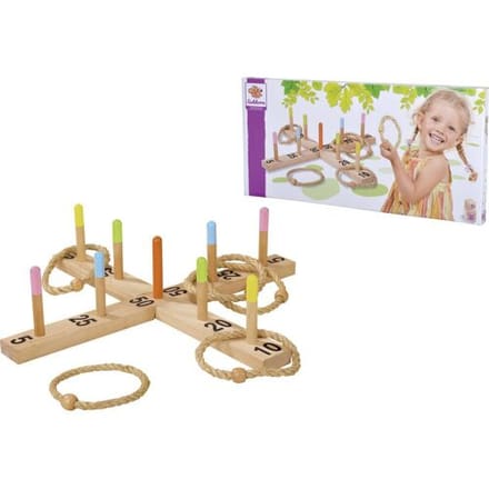Eichhorn houten ringwerpspel outdoor - buitenspeelgoed voor kinderen.
