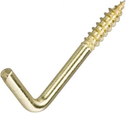 Schroefduim - Vermessingd - 3.0 x 50 mm (4 stuks)