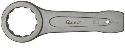 GEKO Ringmoersleutel - 65mm - 12-punts - Chroom-vanadium - Voor zwaar werk