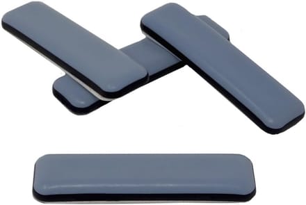 Zelfklevende Viltglijders voor Zware Meubels - PTFE - 19x70mm - Set van 16