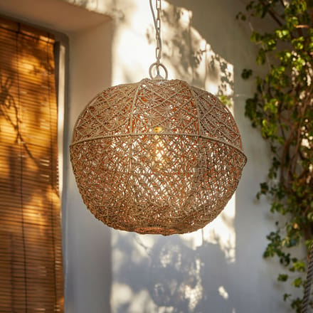 LOBERON Hanglamp Calivonne bruin