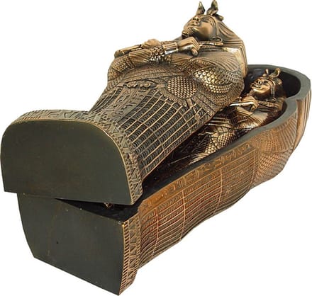 PIA Soft Toys Sarcofaag Toetanchamon met mummie - 32 cm