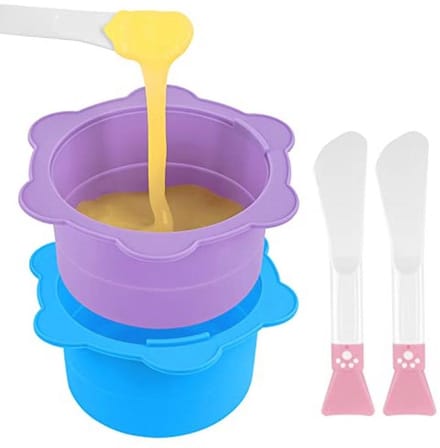 Siliconen Wax Warmer Liner met Spatels - Herbruikbare Waxing Pot voor Ontharing