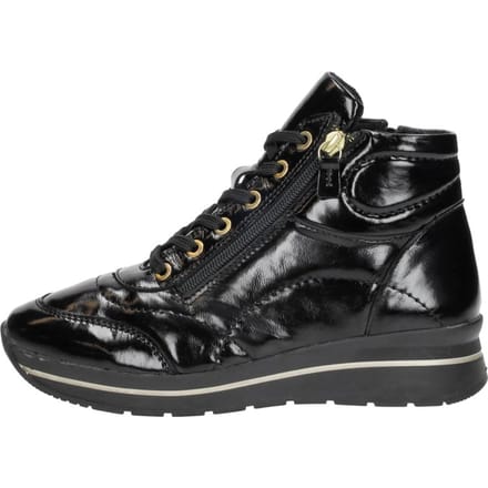 SUB55 Comfort Collection Ruby 92 Veterschoenen Hoog - Zwart lak - Maat 43