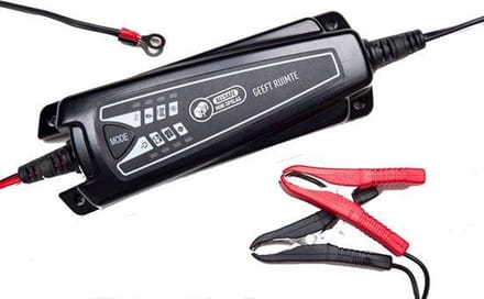 Druppellader / Acculader 6V/12V / 1,5 meter lang / voor auto, motor, camper of boot