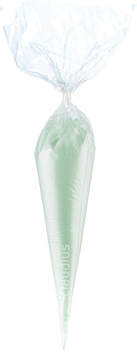Scrubzout Eucalyptus - 500 gram in puntzak transparant - set van 6 stuks - Hydraterende Lichaamsscrub
