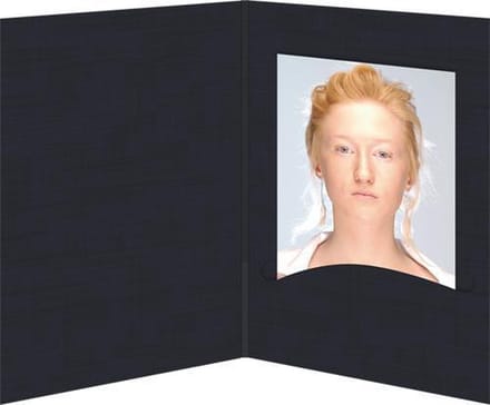 1x100 Daiber Portretmappen Profi-Line 13x18 zwart