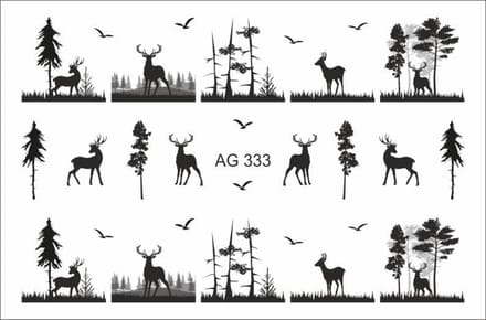 Korneliya Airbrush Waterdecal AG 333