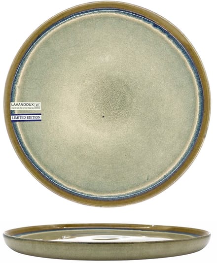 Lavandoux - Dinerbord - Steengoed - Reactief Glazuur - Ø27 cm - Grijs - Set van 4