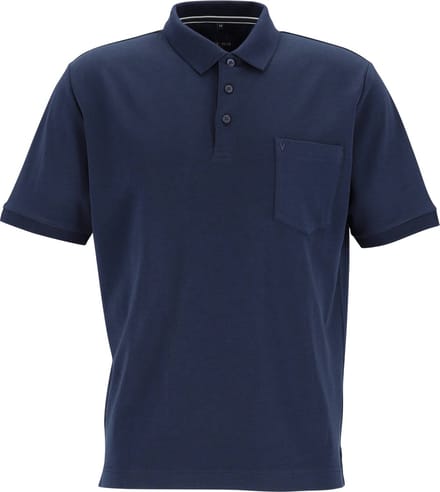 MARVELIS modern fit poloshirt - quick dry - marine blauw