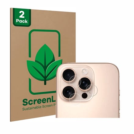 2 Stuks Screenprotector voor Apple iPhone 16 Pro (ALLEEN Camera Lens) - Hoogwaardige Beschermfolie transparant