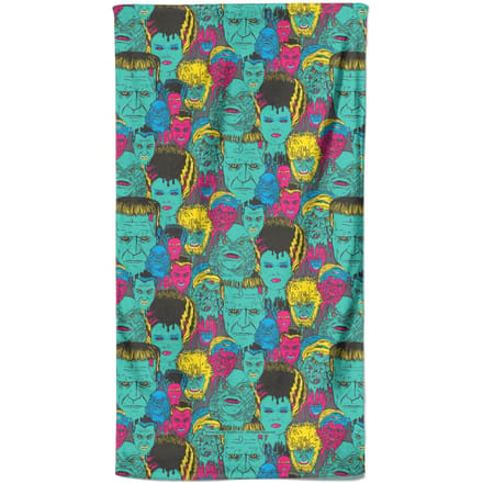 Universal Monsters Frankenstein Mixed Pattern Beach Towel