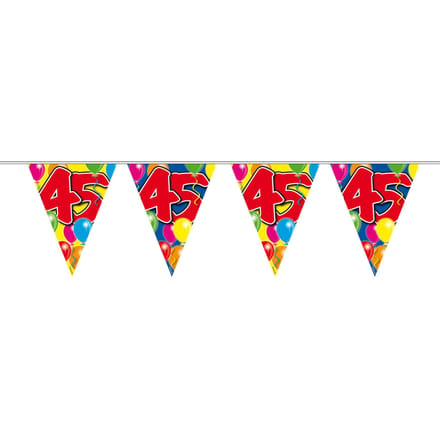 Folat - Vlaggenlijn 45 jaar Ballonnen (10 meter)