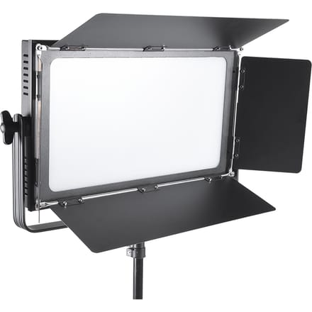 100W Fotografie 3200K- 5700K Traploos Instelbaar LED Video Studio Licht ( AC ) UK Plug gray