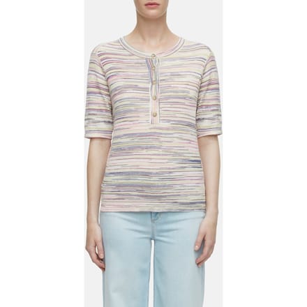 Closed Henley Short Sleeve Knits Multi Colour Taglia: XS | Maglioni a maglia Outlet | Donna