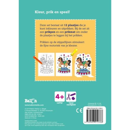 Paarden / 4+ - Kleur- En Prikblokken