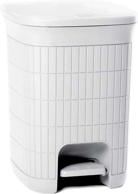 Pedaalemmer 'Domus' - 20 liter - Dust White – Gerecycled kunststof
