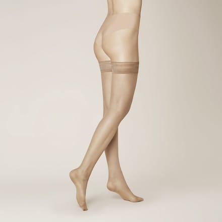 KUNERT Beauty 7 Stay-up Dames Kousen - Tan - Maat 41-42/L