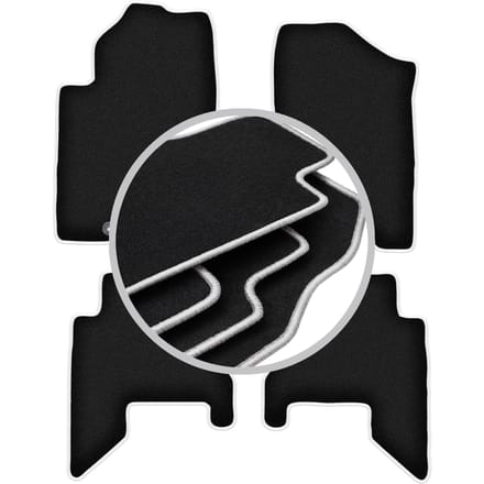 CARLUX-SILVER automatten voor: Nissan Pathfinder 5-zits (vóór facelift) (2005-2010)