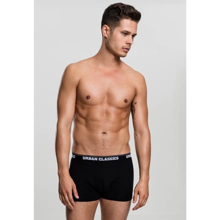 Urban Classics - Modal Double Pack Boxershorts set - S - Zwart