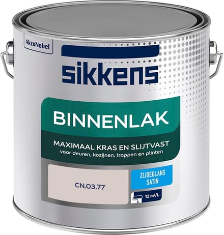 Sikkens - Binnenlak Zijdeglans - Cn.03.77 - Mengverf - 2,5 L
