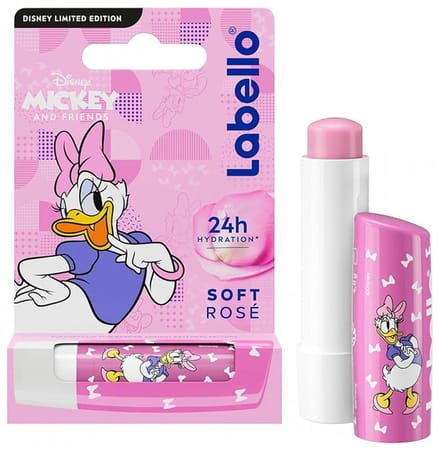 Labello Disney - Katrien Duck - Mickey and Friends - soft rose - limited edition - 4,8 gram - caring lipbalm