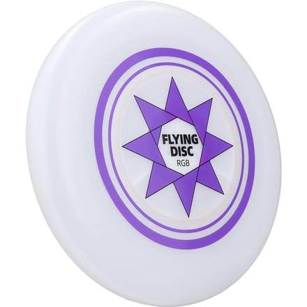 Disque volant à LED RVB, intensité variable en continu, 8 modes de couleurs éclatantes, disque volant jouet white