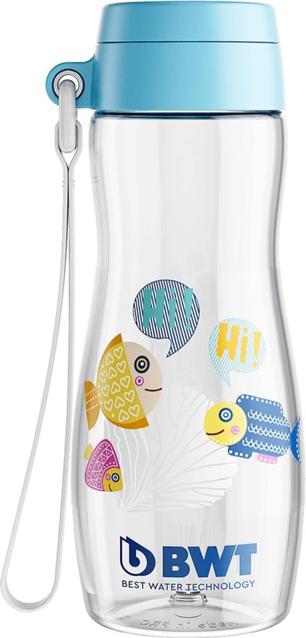 BWT Kinderfles refill 375 ml blauw