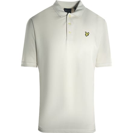 Lyle & Scott getextureerd licht mist-poloshirt